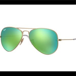 Ray Ban Flash Aviator Sunglasses